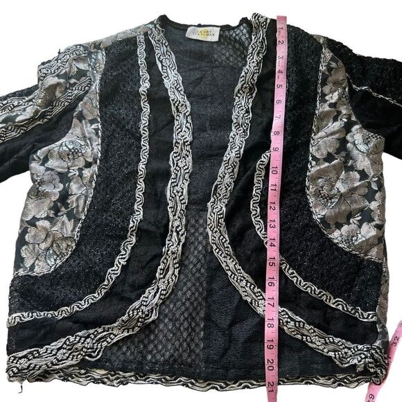 Sandy Starkman Black White Metallic Blazer - Picture 9 of 10